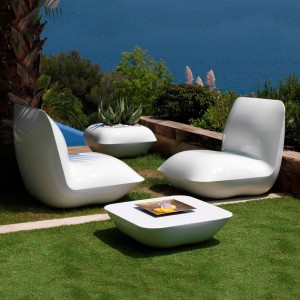 Mesa Pillow con Iluminación Led Fabricado en Resina | Muebles Lluesma