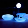Mesa Pillow con Iluminación Led Fabricado en Resina | Muebles Lluesma
