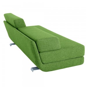 Sofá minimalista y cómodo Lounge para salón de Softline. Sofá cama de diseño.