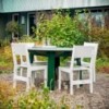 Mesa Fresh Air redonda de Loll Designs. Productos hechos con material reciclado.
