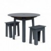 Mesa Fresh Air redonda de Loll Designs. Productos hechos con material reciclado.