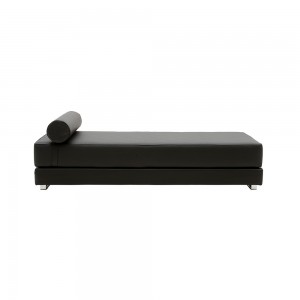 Sofá cama elegante Lubi para dormitorio de Softline. Sofacamas de una y dos plazas.