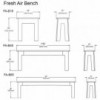 Banco Fresh Air de Loll Designs. Productos hechos con material reciclado.