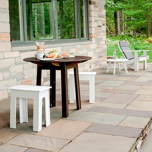 Banco Fresh Air de Loll Designs. Productos hechos con material reciclado.