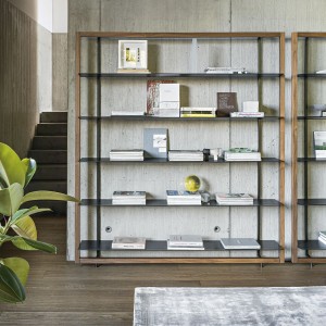 Librería Alix de Bonaldo. Mobiliario de diseño ideal para salones.