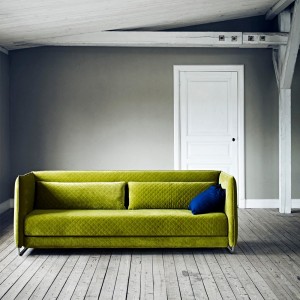 Sofá cama Metro para salón de Softline. Sofácamas inviduales y dobles.