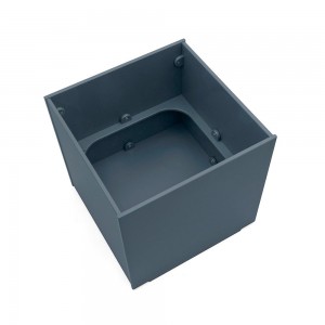 Macetero cuadrado de Loll Designs. Productos hechos con material reciclado.