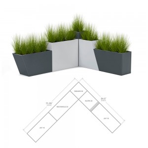 Macetero Tessellate Jut de Loll Designs. Productos hechos con material reciclado.