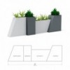 Macetero Tessellate Slope de Loll Designs. Productos hechos con material reciclado.