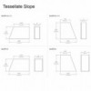 Macetero Tessellate Slope de Loll Designs. Productos hechos con material reciclado.