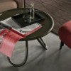 Mesa Auxiliar Arch Madera de GTV Thonet Vienna. Mesitas para salón de diseño.