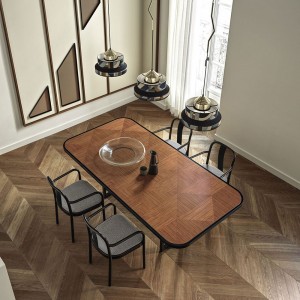 Mesa comedor Caryllon de GTV Thonet Vienna. Mesas rectangulares de comedor.