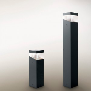 Tetragono Outdoor de Artemide. Diseño de lámparas elegantes para exteriores.