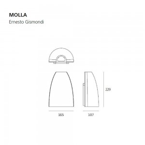 Aplique Molla Outdoor Artemide