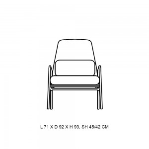 Silla Nola de Softline. Sillas modernas para comedor. Muebles de diseño.