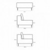 Sofá modular clásico Ohio para salón de Softline. Sofás y sillones de diseño nórdico.
