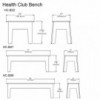 Banco Health Club de Loll Designs. Productos hechos con material reciclado.