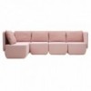 Sofá modular de diseño Opera para salón de Softline. Sofás y sillones de diseño nórdico.