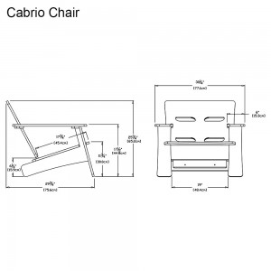 Silla Cabrio de Loll Designs. Productos hechos con material reciclado.