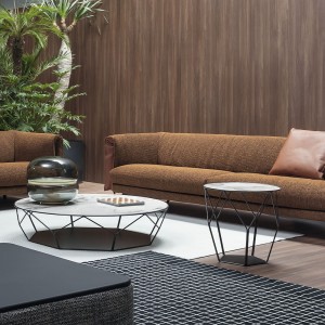Mesa Centro Arbor doble de Bonaldo. Complementos modernos para interior.