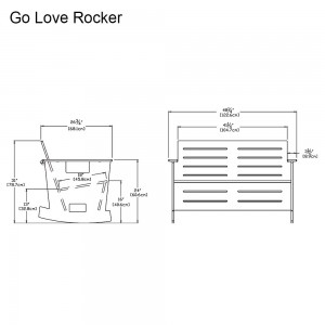 Mecedora Go Love de Loll Designs. Productos hechos con material reciclado.
