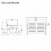 Mecedora Go Love de Loll Designs. Productos hechos con material reciclado.