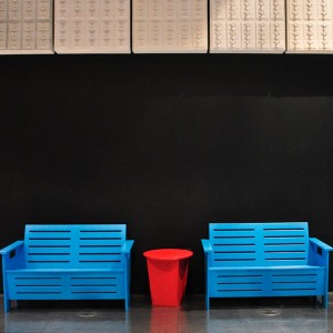 Banco Go Love de Loll Designs. Productos hechos con material reciclado.