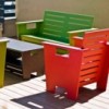 Banco Go Love de Loll Designs. Productos hechos con material reciclado.