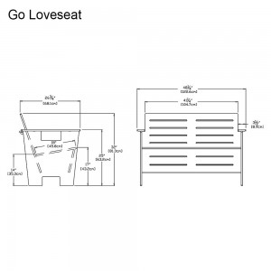 Banco Go Love de Loll Designs. Productos hechos con material reciclado.