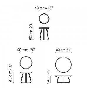 Mesa Centro Frinfri de Bonaldo. Complementos modernos para interior.