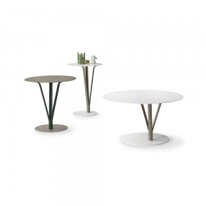 Mesa Centro Kadou coffee Bicolor de Bonaldo.  Diseños modernos para salón.