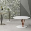 Mesa Centro Kadou coffee Bicolor de Bonaldo.  Diseños modernos para salón.