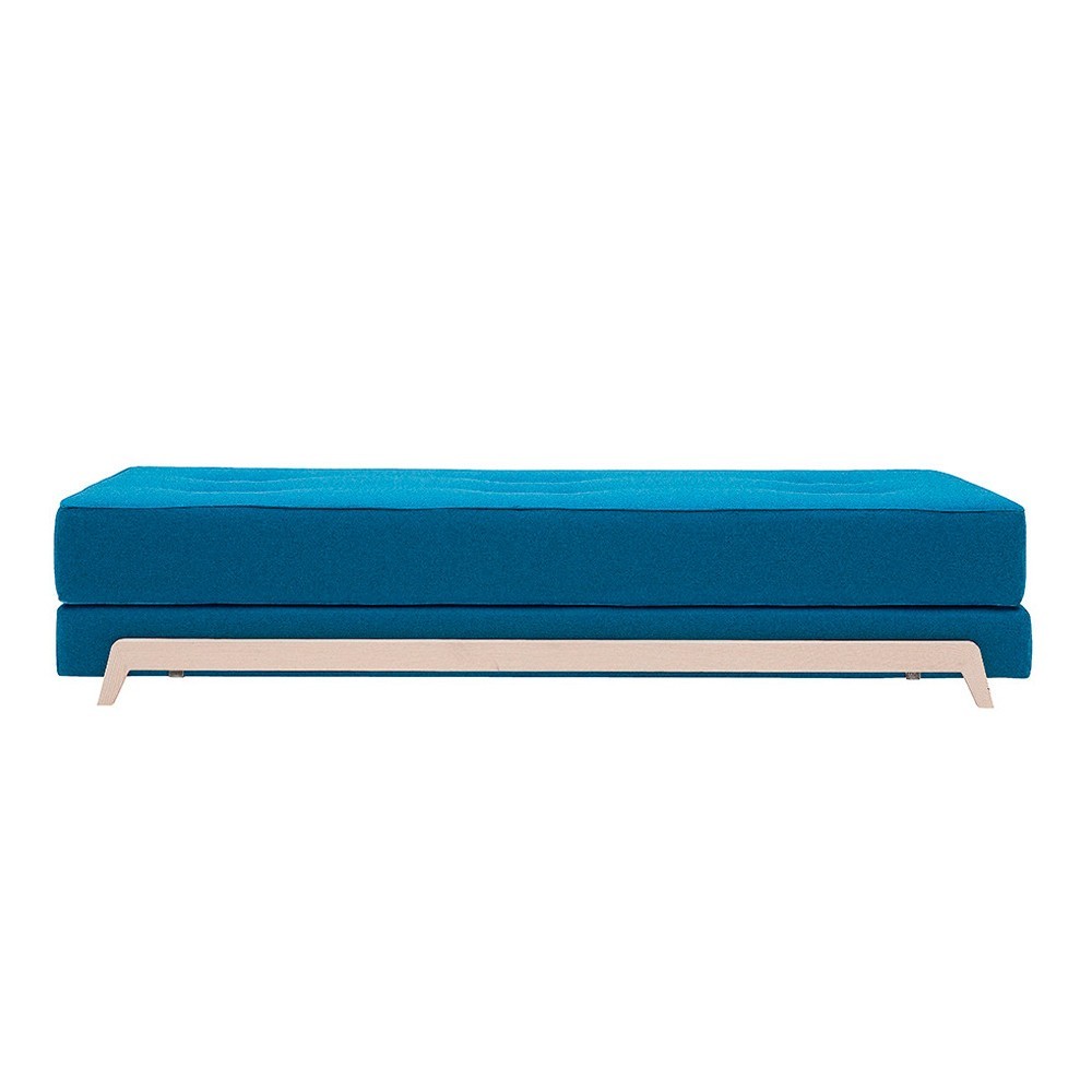 Sofá cama elegante Frame para dormitorio de Softline. Sofacamas de una y dos plazas.