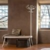 Perchero Coat Rack de GTV Thonet Vienna. Perchero con banco de diseño.