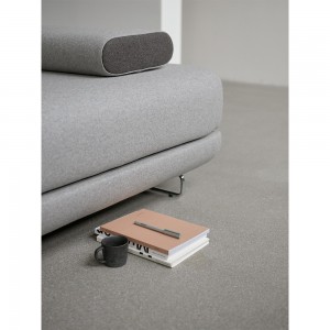 Sofá cama elegante Shine para dormitorio de Softline. Sofacamas de una y dos plazas.