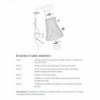Lampara de pared moderna Secto Petite 4630