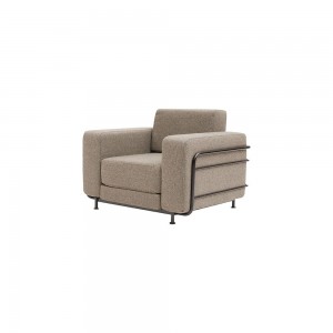 Sillón cama Silver para dormitorio de Softline. Sillón cama de diseño nórdico.