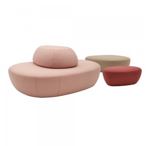 Pouf Sisters para salón de Softline. Sillones y poufs de diseño nórdico.