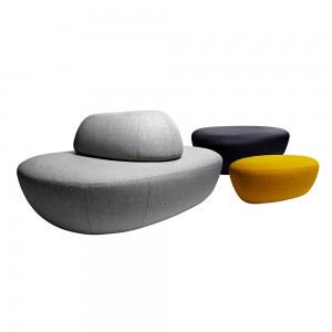 Pouf Sisters para salón de Softline. Sillones y poufs de diseño nórdico.