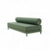 Sofá cama de diseño Sleep con posterior ajustable para dormitorio de Softline.