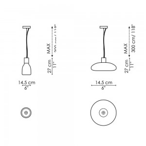 Lámpara Acquerelli de Bonaldo. Diseños italianos para iluminación.