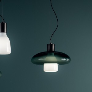 Lámpara Acquerelli Doble de Bonaldo. Diseños italianos para iluminación.