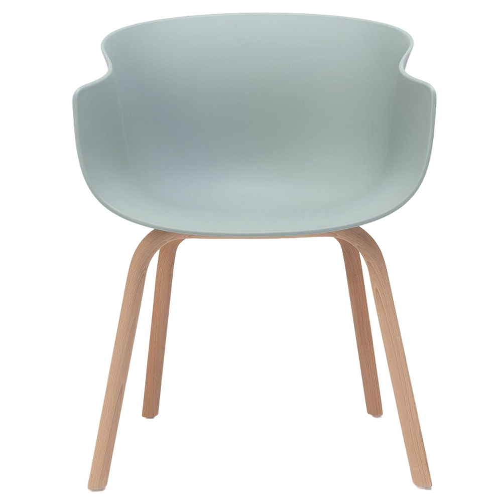 Silla Bai madera polipropileno de Ondarreta. Sillas de diseño. Silla de madera.