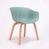 Silla Bai madera polipropileno de Ondarreta. Sillas de diseño. Silla de madera.