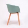 Silla Bai madera polipropileno de Ondarreta. Sillas de diseño. Silla de madera.