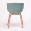 Silla Bai madera polipropileno de Ondarreta. Sillas de diseño. Silla de madera.