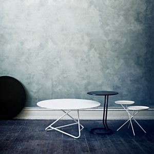 Mesa auxiliar Tribeca de Softline. Mesas auxiliares para salón de diseño nórdico.