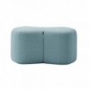 Pouf Unit de diseño nórdico Softline. Poufs modulares para hogar y contract.