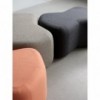 Pouf Unit de diseño nórdico Softline. Poufs modulares para hogar y contract.