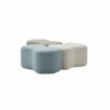 Pouf Unit de diseño nórdico Softline. Poufs modulares para hogar y contract.